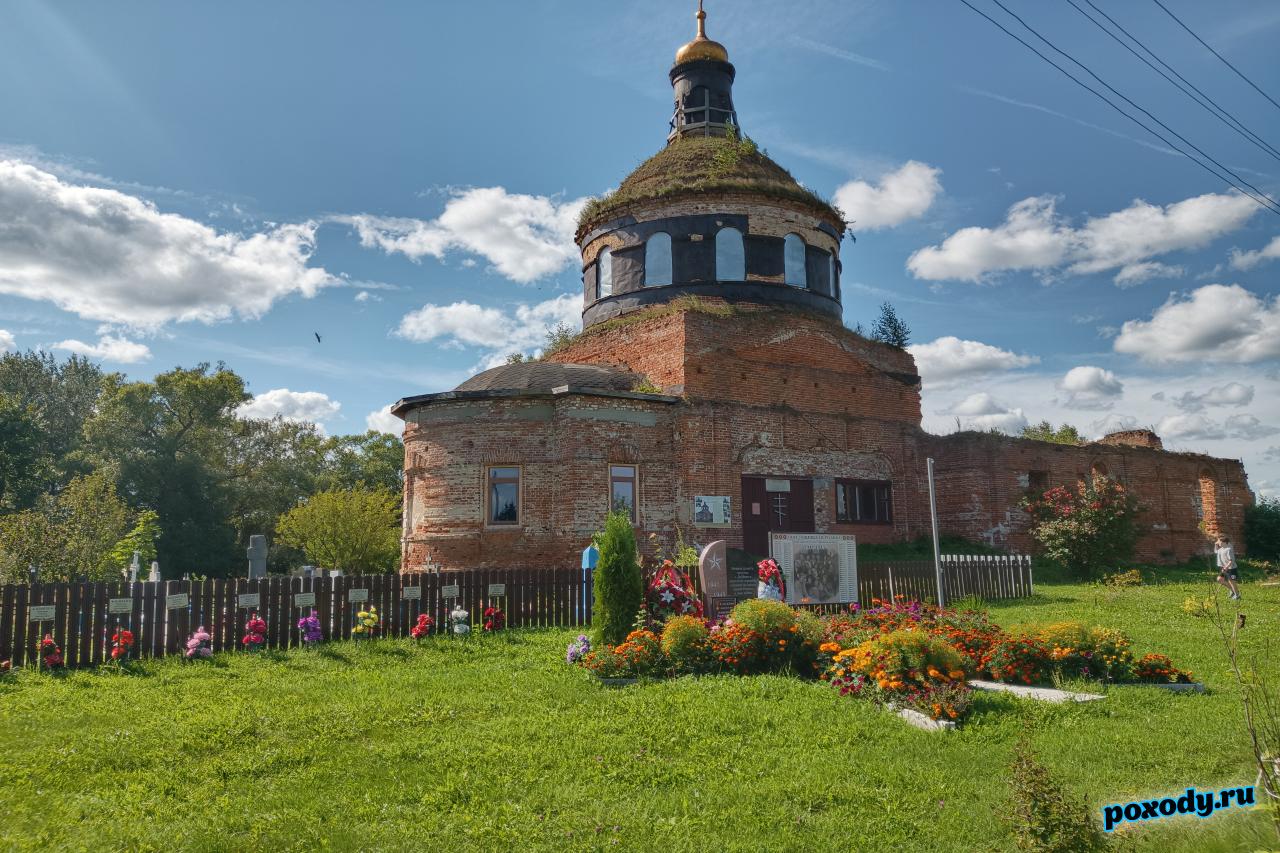 Церковь в деревне Дубенки Судогодского района