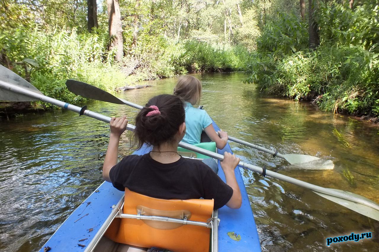 Водный поход на байдарках в июле по Владимирскому региону
