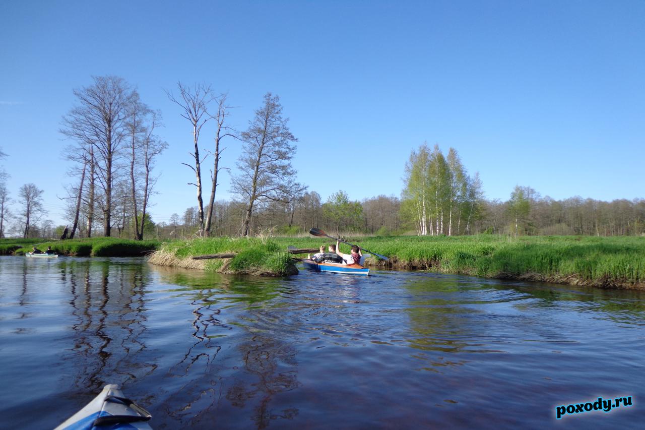 Поход на байдарках из Владимира в мае