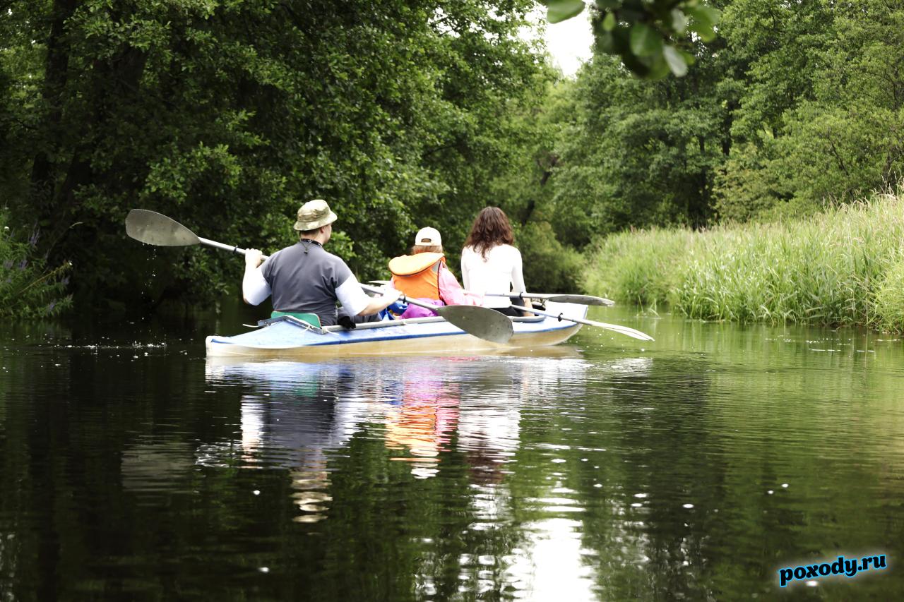 Участники байдарочного похода по реке Судогда