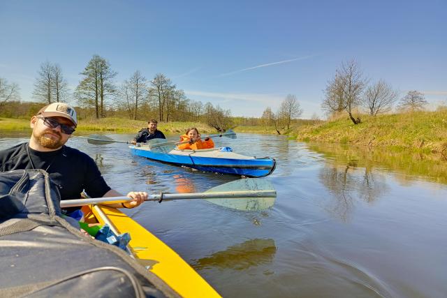 Сплав на байдарках 9 мая по реке Судогда во Владимирской области