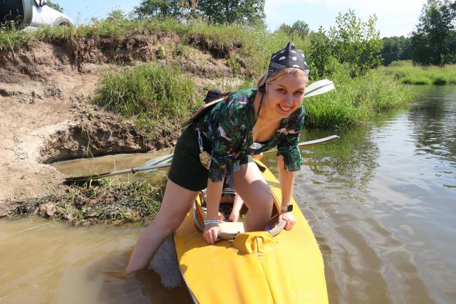 Сплав на байдарках с размещением в глэмпинге