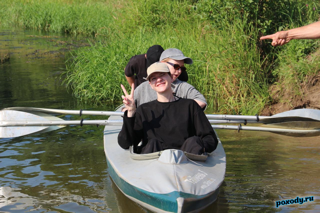 Сплав на байдарках по реке 12 июня во Владимирской области