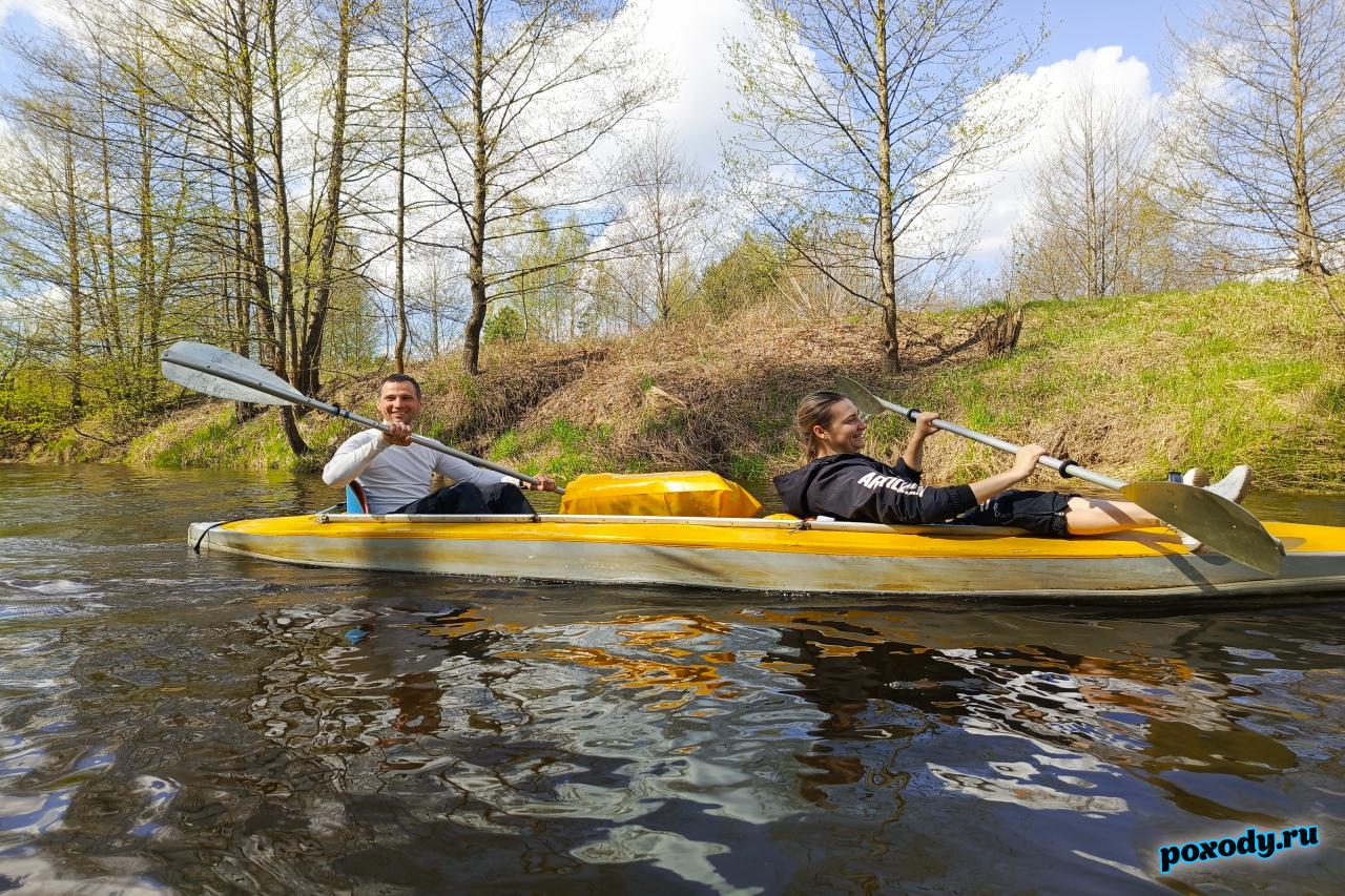 Сплав во Владимиркой области на байдарках